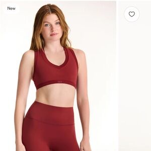SET Active Burgundy Sports Bra